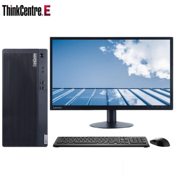 联想（Lenovo）  ThinkCentre 台式机  E76x i5-10400 4G 1T win10 主机+23英寸全高清屏