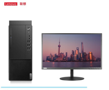 联想（Lenovo） 启天M433/M437商用办公家用台式机电脑全国联保三年上门 标配i3-10105 8G 1T+256G 集显 主机+21.5英寸液晶显示器